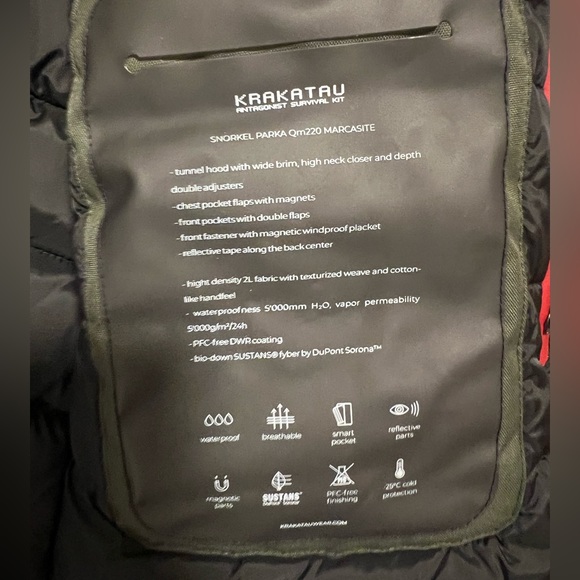 Krakatau Snorkel Parka QM220 | Size Large - Picture 4 of 5